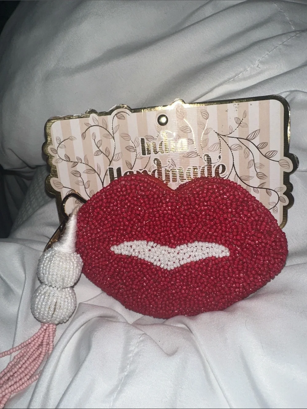 India handmade cute red